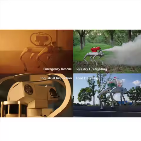Customized industrial quadruped robots, intelligent AI robotic dogs, used for rescue, forestry, fire