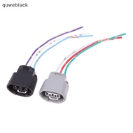 quweblack Alternator Lead Repair 3 Wire &amp; Plug Denso Regulator Harness Plug 3 Pin Car as