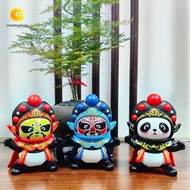 CREAMCANVAS​ Opera Face Changing Doll, Peking Opera Figure Sichuan Opera Panda Face-changing Toy Dol