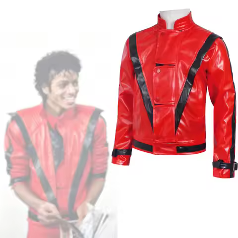 Michael Jackson cosplay red thriller jacket cosplay cosplay cosplay costume Halloween stage costume