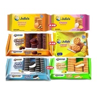 Julies Biskut Sanwich /Peanut Butter/Cheese Sanwich/Choco More Finger Lemon