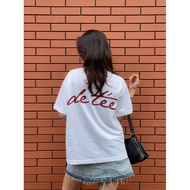 White T-shirt LOGO BASIC Form BOXY Unisex - de tée
