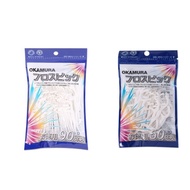 Combo 3 Bịch Okamura - Tăm chỉ kẽ răng nha khoa Nhật Bản (Bịch 50 cây) Aquapulse