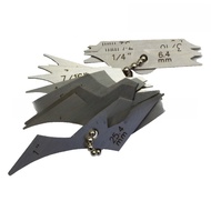 [New]3mm to 25mm fillet weld gauge set 10 piece chain radius gauge 1/8 to 1 inch