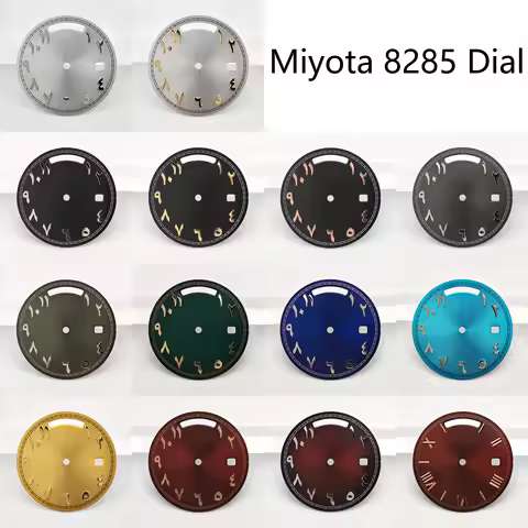 31mm Arabic script watch dial Men's watch accessories Suitable for Miyota 8285 Movement Automatic wa
