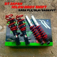 SAGA VVT/ SAGA BLM/ SAGA FLX D7 JAPAN ADJUSTABLE HI LOW BODYSHIFT ABSORBER + SPRING SET