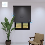 Ins.Fabric 100% Blackout Roller Blind Series / Blind Tingkap / Curtain Blind / Blackout Blind