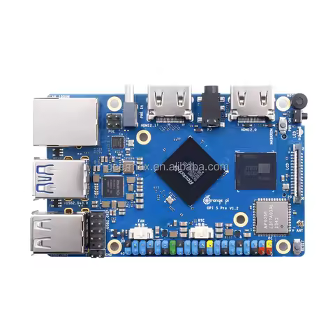 Orange Pi 5 Pro 4GB RAM LPDDR5 eMMC Socket RK3588S 8-core 64-bit Mali-G610 Built-in 3D GPU Orange Pi