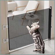 Dog Gate for Stairs Expandable Childproof Safety Cat Doorway Mesh Fence Indoor Outdoor Gate for Hall