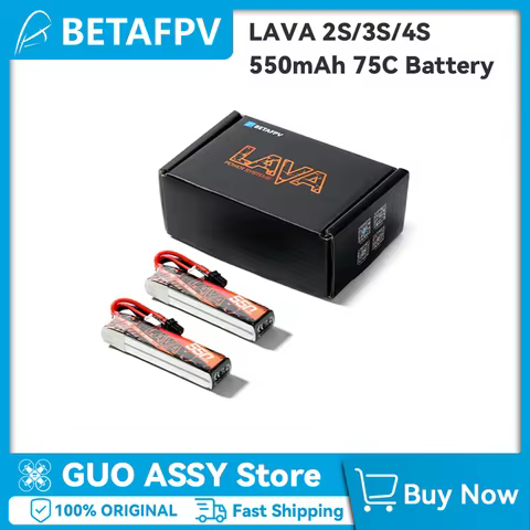 BETAFPV Battery XT30 LAVA 2S/3S/4S 550mAh 75C（ 4 pcs ）