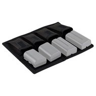 JJC BC-P4 Battery Pouch holds 4 DSLR Camera batteries and 4 SD/XQD/CF cards