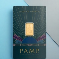 999.9 PAMP Suisse Lady of Liberty Limited Edition 2.5g Gold Bar
