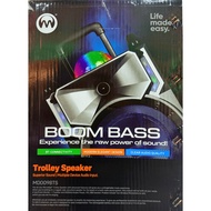 MICRODIGIT MD0098TS TROLLEY SPEAKER BOOM BASS WITH MICROPHONE