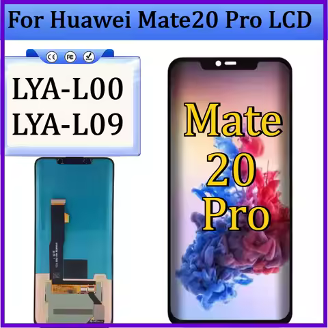 New TFT for Mate 20 Pro Display Screen for Huawei Mate20 Pro LYA-L00 Lcd Display Digital Touch Scree
