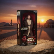 1998 Hasbro Star Wars Episode 1 Qui Gon Jinn 12" Figure 57129