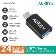 Aukey Adapter USB 3.0 to Type-C OTG/ Adapter Micro USB to Type-C - Hight Speed 5Gbps - 500864/500173 Black White CB-A1/ 500922 CB-A2 Garansi Resmi Ori