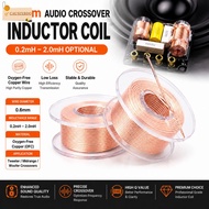 CAUSIXBDO Speaker Crossover Inductor Coil, 0.6mm 0.2mh-2.0mh Audio Inductor Coil, Copper Inductor Co