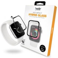 hoda【Apple Watch S4/S5/S6/SE 44mm/42mm】3D曲面類玻璃 螢幕保護貼 (附貼膜神器)