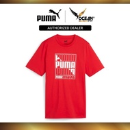 PUMA GRAPHICS Male Logo Box Tee (For All Time Red) 68384111