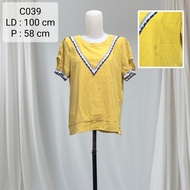Thrift PL preloved second atasan blouse kemeja kaos sweater outer cardigan dress C31