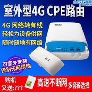 拓實室外CPE監控4G無線路由器移動聯通電信三網插sim卡有線網路接口