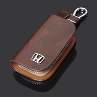 HONDA Leather Car Key Bag Keychain Accessories for Accord City Civic CR-V HR-V Jazz Odyssey Stream CR-Z