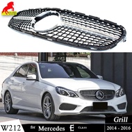 W212 Front Bumper Racing Grille Diamond for Mercedes E Class 4-Door Saloon 5-Door All-Terrain S212 2
