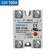 Single Phase Solid State Relay SSR-40DA SSR-25DA SSR-10DA DC To AC 3-32VDC อินพุต24-380VAC เอาต์พุต Solid State Relay