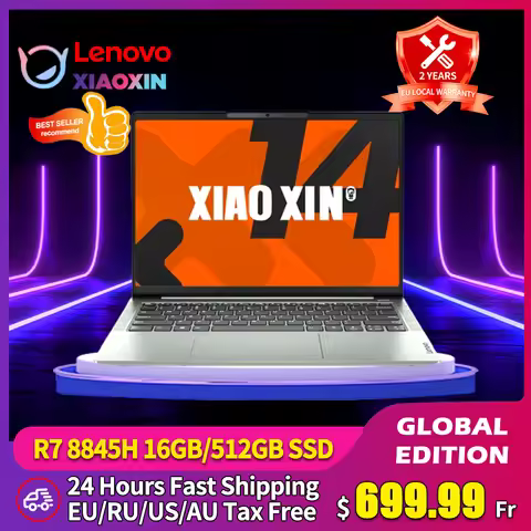 Lenovo XIAOXIN 14 (IdeaPad Slim 5) 2024 Laptop AMD Ryzen R7-8845H Intel Core i5-13420H 16GB 32GB 512
