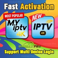 MYIPTV4K IPTV4K FAST RENEW TOPUP LANGGANAN RELOAD 3 / 6 / 12 BULAN MYIPTV 4K IPTV 4K UHD