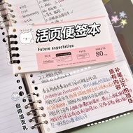 Binder Notebook Detachable Binder Label Binder Inner Core Not Handy Notebook Simple ins Style