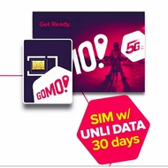 ■GOMO sim card with 30 Days Unlimited Unli Data