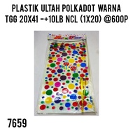 1 BKS - POLKADOT BIRTHDAY PLASTIC SIZE 20X41