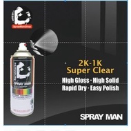 2K-1K Super Clear Coat Aerosol High Solid High Gloss For 2K Basecoat System Aerosol Paint Spray Pain
