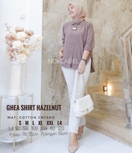 KEMEJA WANITA OOTD HIJAB KEMEJA LENGAN PANJANG KEMEJA TERBARU STYLE KOREA OVERSIZE –  ghea