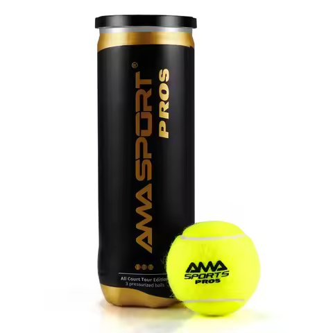 Padel Balls Pack of 3-Durable Tournament Grade Padel Balls - Optimal Bounce Padel Balls for Professi