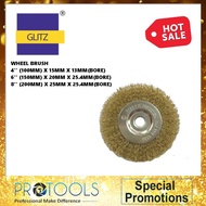 GLITZ BOSCH MAKITA GL-WW40 GL-WW60 GL-WW85 WHEEL BRUSH 4 / 6/ 8 FOR ALL ANGLE GRINDER