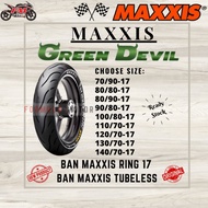 Ban Maxxis Green Devil MA-G1 Ring 17 Tubeless - Ban Motor Ring 17 Semi