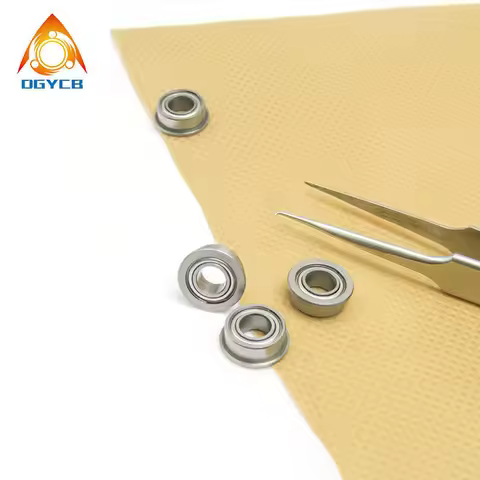 5pcs Flange Ball Bearing 7x13x4 MF137ZZ Micro Reducer Bearing MR137ZZ Flanged Bearing 7*13*4 MF106 M