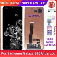 Super AMOLED For Samsung Galaxy S20 Ultra G988 G988F G988U LCD Display Touch Screen Digitizer With d