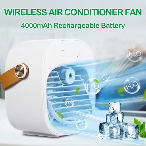 Portable Air Conditioner Rechargeable Mini Air Conditioners Personal Air Conditioning Cordless Air C