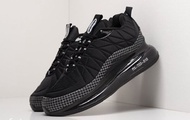 sneakers casual sepatu unisex sepatu running gym olahraga Am Mx 818-720 Black white