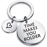 SEIRAA Time Makes You Bolder Quote Keychain Lyrics Jewelry Music Gift Inspirational Keychain Song Ly