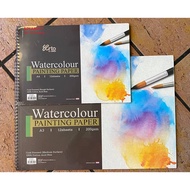 ARTO BY CAMPAP WIRE-O WATERCOLOUR PAPER AVAILABLE IN (A4 | A3) 12'S/200GSM (COLD PRESSED)