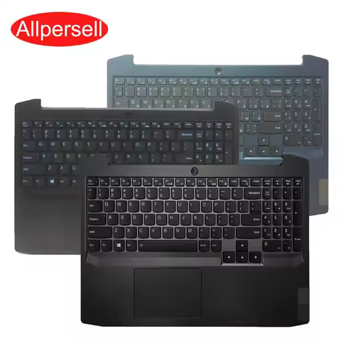 For Lenovo Ideapad GAMING 3 15ARH05 15IMH05 palm rest backlight keyboard touchpad upper cover case 5