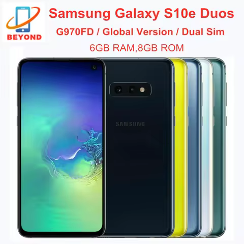 Samsung Galaxy S10e Duos G970FD 6GB RAM 128GB ROM Dual Sim Global Version Exynos 5.8' NFC Fingerprin