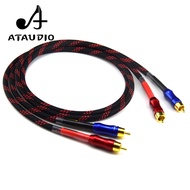 ATAUDIO HIFI Stereo Pair RCA Cable High-performance Premium Hi-Fi Audio 2rca to 2rca Interconnect Cable