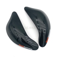 ฝาครอบถังเชื้อเพลิงคาร์บอนไฟเบอร์แบบปรับแต่งได้สำหรับ Kawasaki ZX-6R ZX-10R ป้องกันการตกหล่นและมุมป้