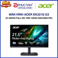 Acer EK221Q G3 Monitor (21.5Inch/ Full HD/ 1ms/ 120Hz/ 250cd/m2/ IPS)