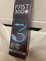 Micro 3米 充電線 3m Android 300cm